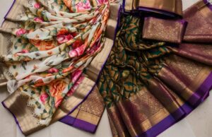 Banarasi and Kanjivaram saree