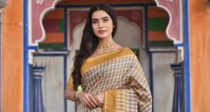 gujrati women wear patola saree