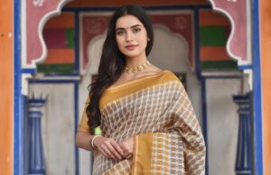 gujrati women wear patola saree