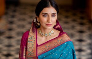 indian women wear kota doria saree