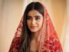 a beautiful indian young women wear Bridal Dupattas