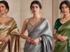 Metallic and Shimmering Sarees