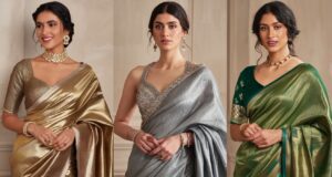 Metallic and Shimmering Sarees