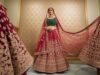 a indian beautiful women in Bridal Lehenga