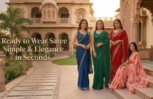 wear saree in simple way