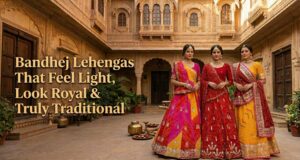 Struggling with Heavy Lehengas for All Occasions? This Lightweight Bandhej Style is the Perfect Fix bandhej lehengas